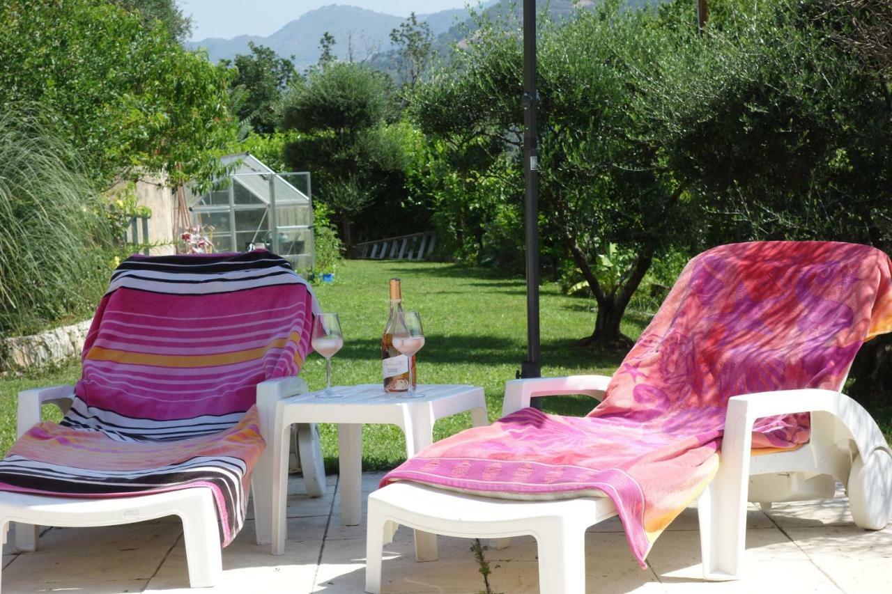 Studio Le Romantique A 20 Kms De Nice Bendejun ภายนอก รูปภาพ